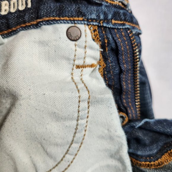 American Eagle Original Straight Leg Dark Indigo Jean Women (26/28) - Picture 16 of 16